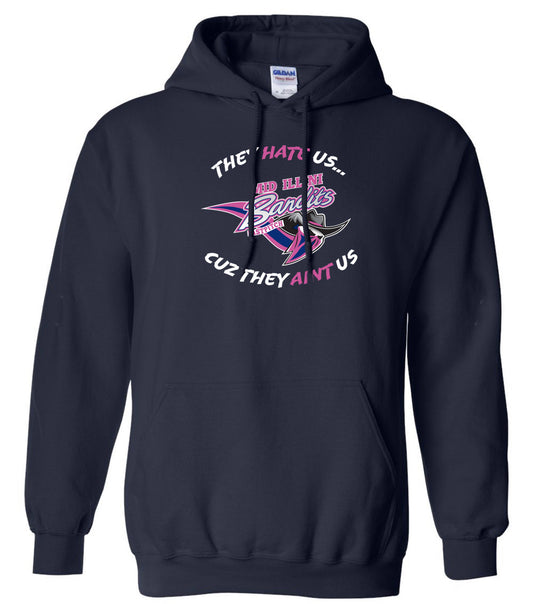 Fleece Hoodie Hate us