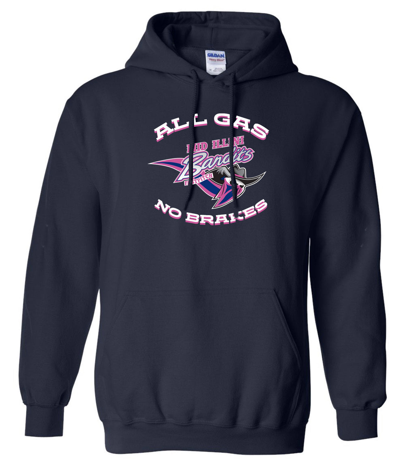 Fleece Hoodie All GAS & NO Brakes