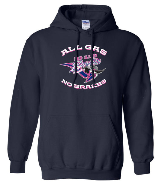 Fleece Hoodie All GAS & NO Brakes