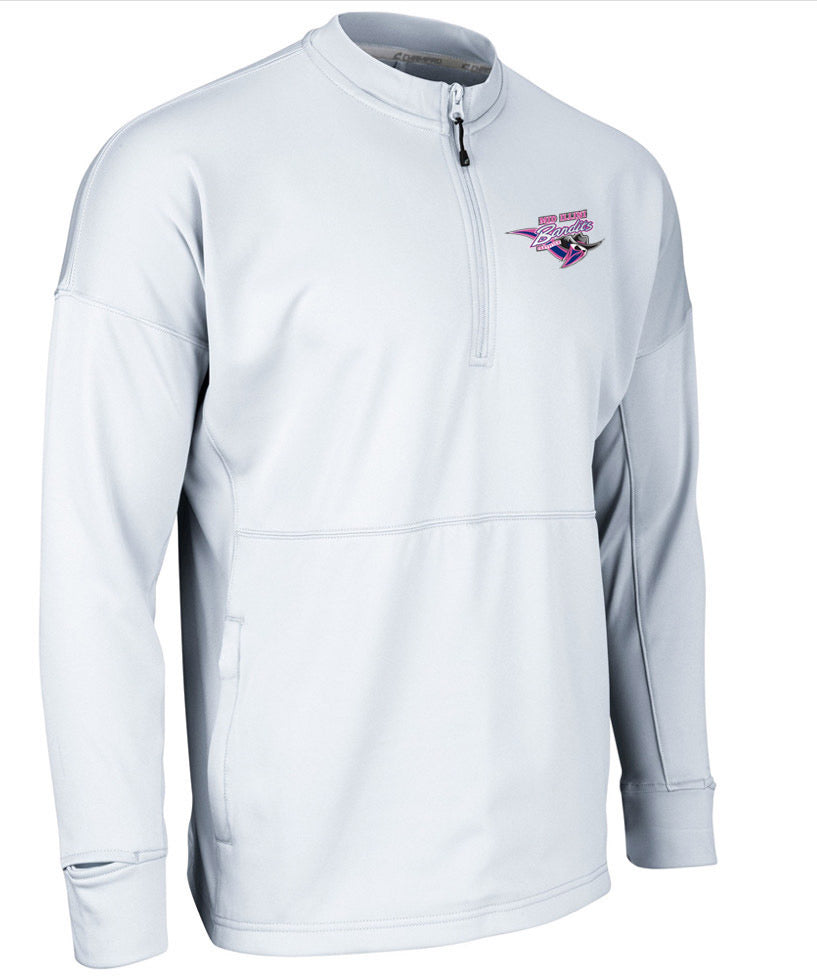 *New* Embroidered logo 1/4 Zip pullover (2 color options)