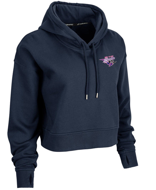 *New* Embroidered Logo CROP Top HOODIE