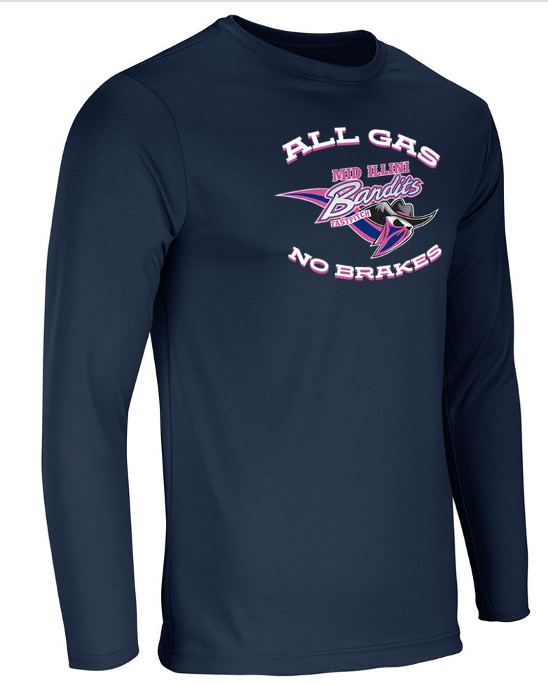 Vision long sleeve unisex ALL GAS NO BREAKS